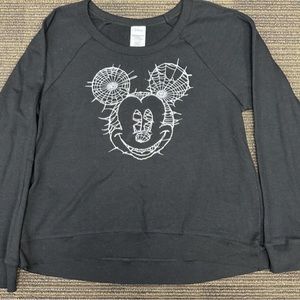 Disney Mickey Mouse Halloween Cobweb
Spider Long Sleeve Shirt Sweater Size Small